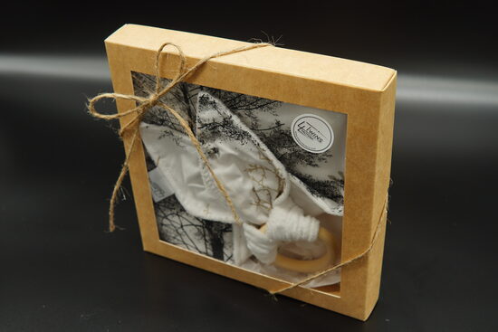 Čaukstošās austiņas un kvadrātiņa komplekts